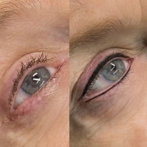 Eyeliner Tattoo result by Muka Beauty Center in West Miami, FL