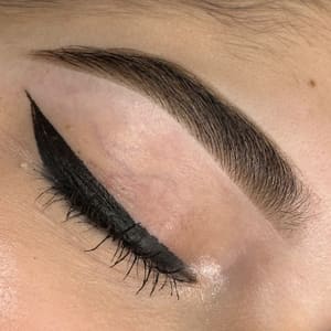 Eyeliner Tattoo result by My Brow Goddess Studio in Lubbock, TX