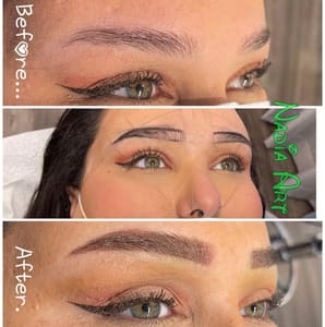 Eyeliner Tattoo result by Nadia Art Professional Permanent Makeup Center in Palmdale, CA