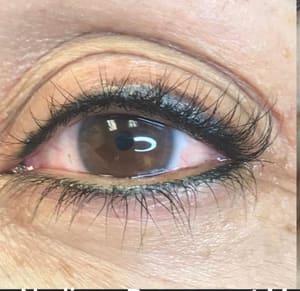 Eyeliner Tattoo result by Nadine's Permanent Makeup in Albany, NY