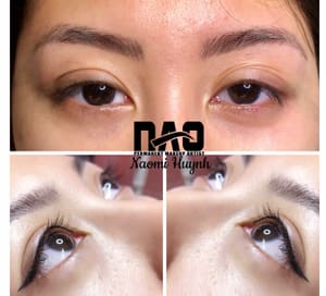 Eyeliner Tattoo result by NAO Permanent Makeup Artist in Sugar Land, TX