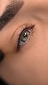 Eyeliner Tattoo result by Natalia Wolf Studio in Irvine, CA