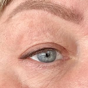 Eyeliner Tattoo result by NatTech Cosmetics in Bel Air, MD