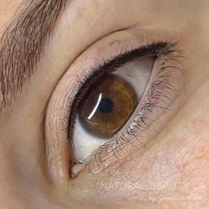Eyeliner Tattoo result by Natural Beauty LA by Jessica Rose in Westlake Village, CA