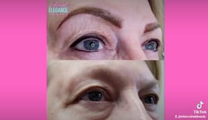 Eyeliner Tattoo result by Natural Elegance-Permanent Makeup and Advanced Aesthetics by Rebecca Hale llc. in Norman, OK