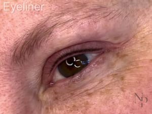 Eyeliner Tattoo result by Natural Permanent Makeup in Bellevue, WA