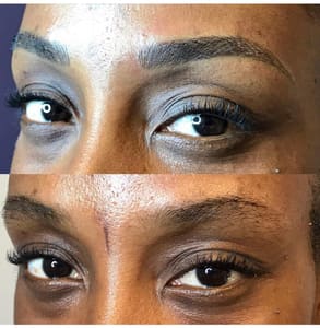 Eyeliner Tattoo result by Naturell Studio in Huntersville, NC