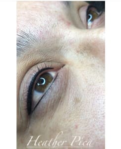Eyeliner Tattoo result by New Image Permanent Cosmetics By Heather Pica in Santa Clarita, CA