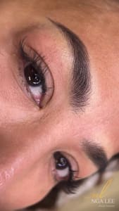 Eyeliner Tattoo result by Nga Lee Permanent Makeup Academy in Haddonfield, NJ