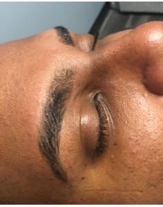 Eyeliner Tattoo result by Nicole Savvy llc in Columbus, OH