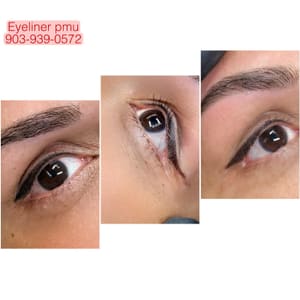 Eyeliner Tattoo result by Nina Tran - Beauty & Plus in Tyler, TX