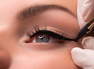 Eyeliner Tattoo result by Noblessemakeup in Gibsonia, PA
