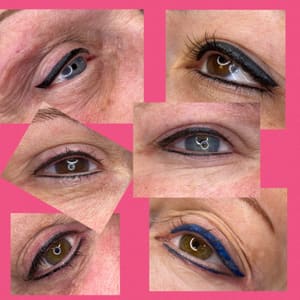 Eyeliner Tattoo result by Nusta Cosmetics Studio & Spa by Connie Marling in St Clairsville, OH