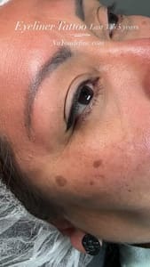 Eyeliner Tattoo result by NuYou Define Studio in Montclair, NJ
