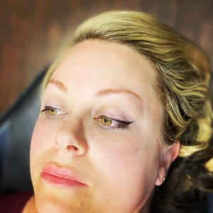 Eyeliner Tattoo result by Oasis Brow Studio in Costa Mesa, CA