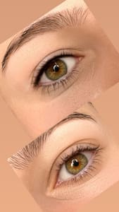Eyeliner Tattoo result by Oksana Gryniuk Permanent Makeup Artist in Smithtown, NY