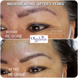 Eyeliner Tattoo result by Olga Lucia Permanent Cosmetics in Roslyn, NY