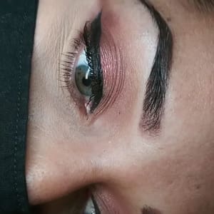 Eyeliner Tattoo result by Olive and Stone Salon Suites in Houston, TX