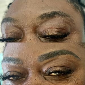 Eyeliner Tattoo result by Om Eyebrow Threading in Lomita, CA