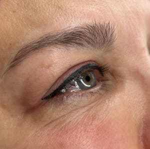Eyeliner Tattoo result by Organic Brows Sarasota in Sarasota, FL