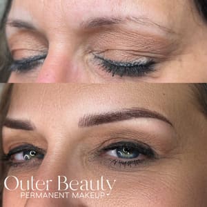 Eyeliner Tattoo result by Outer Beauty Permanent Makeup in St Louis Park, MN