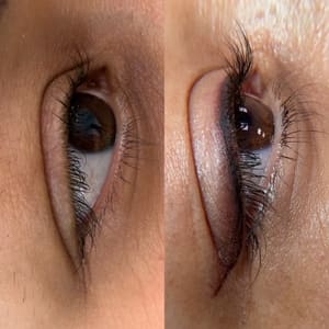 Eyeliner Tattoo result by Paulina Pineda Brows in Irving, TX