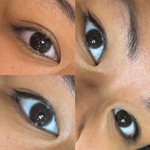 Eyeliner Tattoo result by Paulina Pineda Brows in Irving, TX