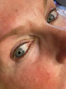Eyeliner Tattoo result by Pearl’s Permanent Makeup & Lash Studio in Kenosha, WI