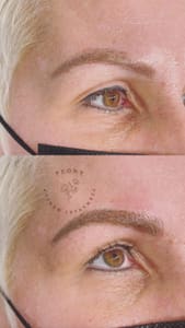 Eyeliner Tattoo result by Peony Permanent makeup in Calabasas, CA