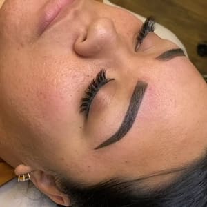 Eyeliner Tattoo result by Perfect Brows Microblading Skincare Studio in Roseville, CA