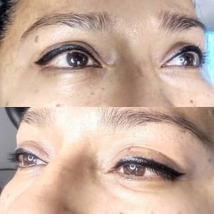 Eyeliner Tattoo result by Permanent Beauty By Diana in White Plains, NY