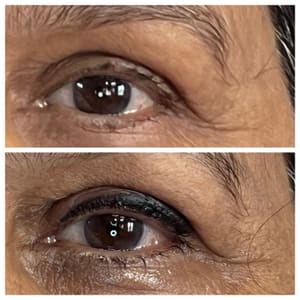 Eyeliner Tattoo result by Permanent Cosmetics by Amy / Skin City in Somers Point, NJ