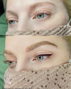 Eyeliner Tattoo result by Permanent Cosmetics by Maria Sokolova in Virginia Beach, VA