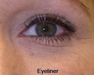 Eyeliner Tattoo result by Permanent Cosmetics by Tina Pinz in Boise, ID