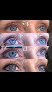 Eyeliner Tattoo result by Permanent Cosmetics & Microblading Studio in Sergeant Bluff, IA