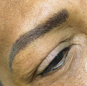 Eyeliner Tattoo result by Permanent Cosmetics of NY in Massena, NY