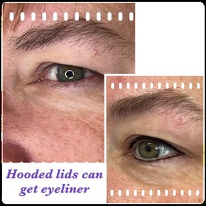 Eyeliner Tattoo result by Permanent Cosmetics of NY in Vestal, NY