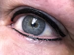 Eyeliner Tattoo result by Permanent Cosmetics of NY in Vestal, NY