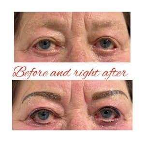 Eyeliner Tattoo result by Permanent Cosmetics & Salon by Staci in Mankato, MN