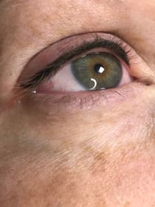 Eyeliner Tattoo result by Permanent Cosmetics Studio By Kristen Jenkins in Jacksonville, IL