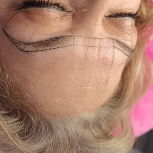 Eyeliner Tattoo result by Permanent eyebrow microblading in West Covina, CA