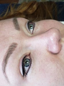 Eyeliner Tattoo result by Permanent Make-up Artist & microblading by BELLA PINE PERMANENT COSMETICS in St George, UT