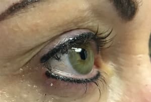 Eyeliner Tattoo result by Permanent Make Up by Amy Joy in St Petersburg, FL