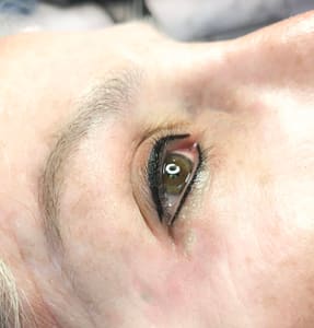 Eyeliner Tattoo result by Permanent Make Up by Amy Joy in St Petersburg, FL