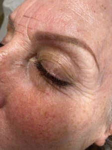 Eyeliner Tattoo result by Permanent make up by Ann in Palm Desert, CA