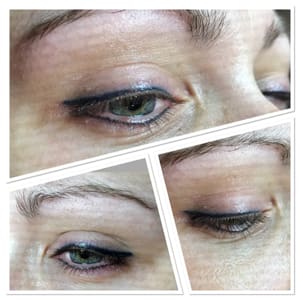Eyeliner Tattoo result by Permanent Makeup and Lash Extensions by Tanya Jerome in Coeur D Alene, ID