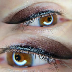Eyeliner Tattoo result by Permanent Makeup Beautique in Dallas, TX