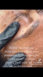 Eyeliner Tattoo result by Permanent makeup & Brows by Moe in Douglasville, GA