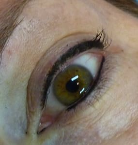 Eyeliner Tattoo result by Permanent Makeup by Ann in Solana Beach, CA