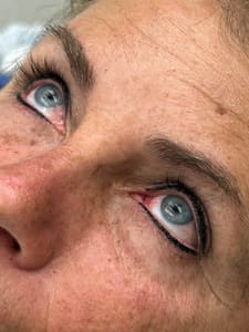 Eyeliner Tattoo result by Permanent Makeup by Cheryl A Doss RN Inc in Venice, FL